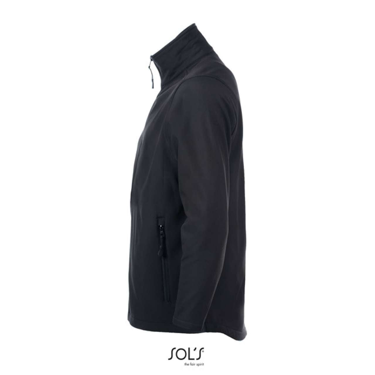 SOL'S RACE MEN - SOFTSHELL ZIP JACKET - Black - Additional