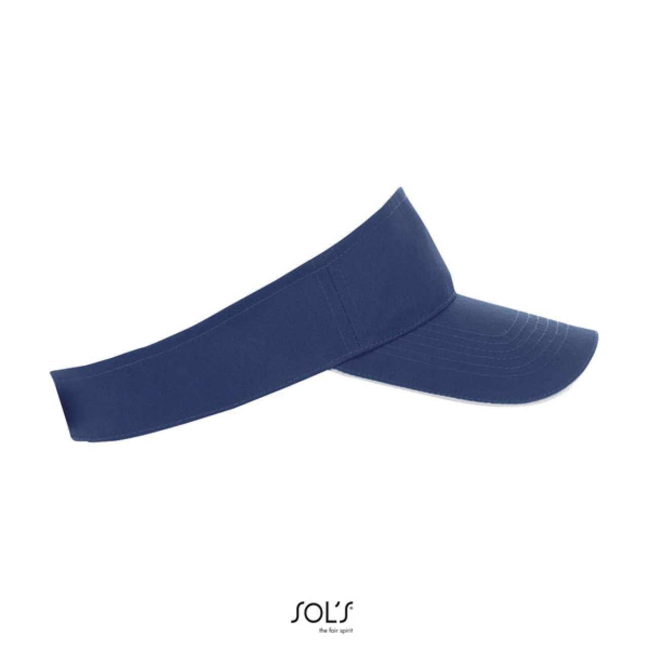 SOL'S ACE - UNISEX VISOR - French Navy/White - Additional
