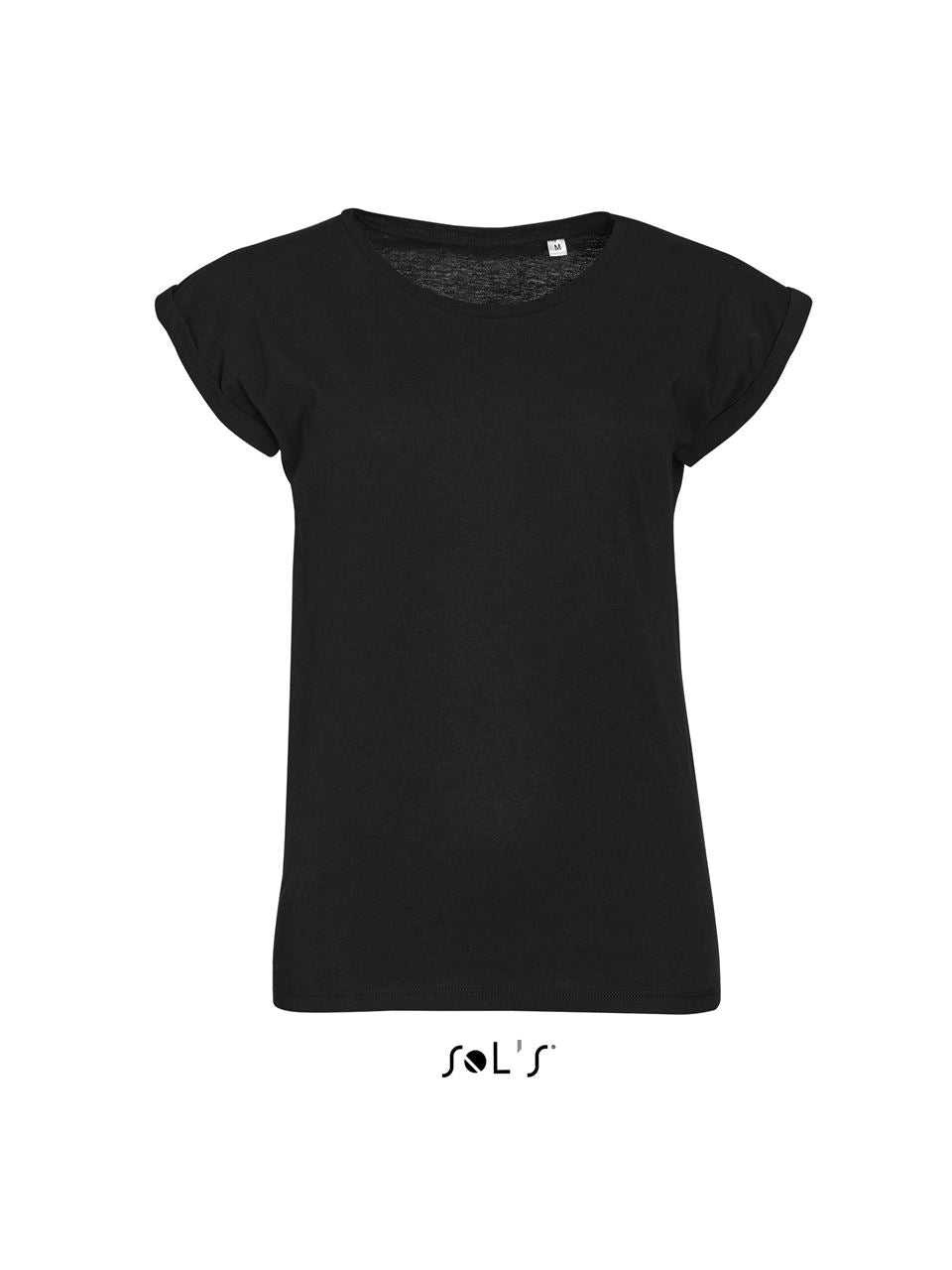 SOL'S MELBA - WOMEN’S ROUND NECK T-SHIRT - Deep Black - Main