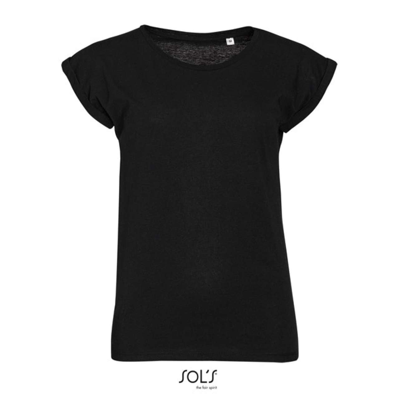 SOL'S MELBA - WOMEN’S ROUND NECK T-SHIRT - Deep Black - Additional