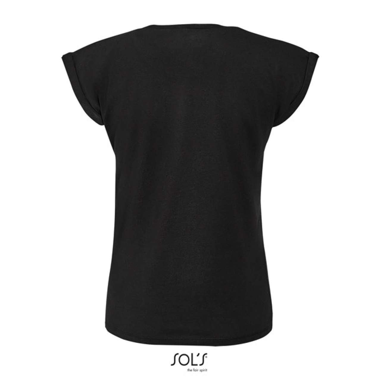 SOL'S MELBA - WOMEN’S ROUND NECK T-SHIRT - Deep Black - Additional