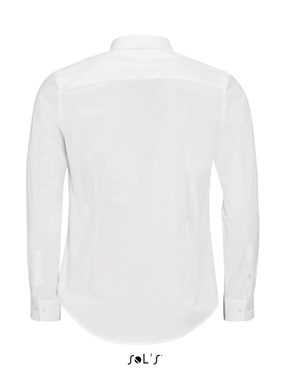 SOL'S BLAKE MEN - LONG SLEEVE STRETCH SHIRT - White - Additional