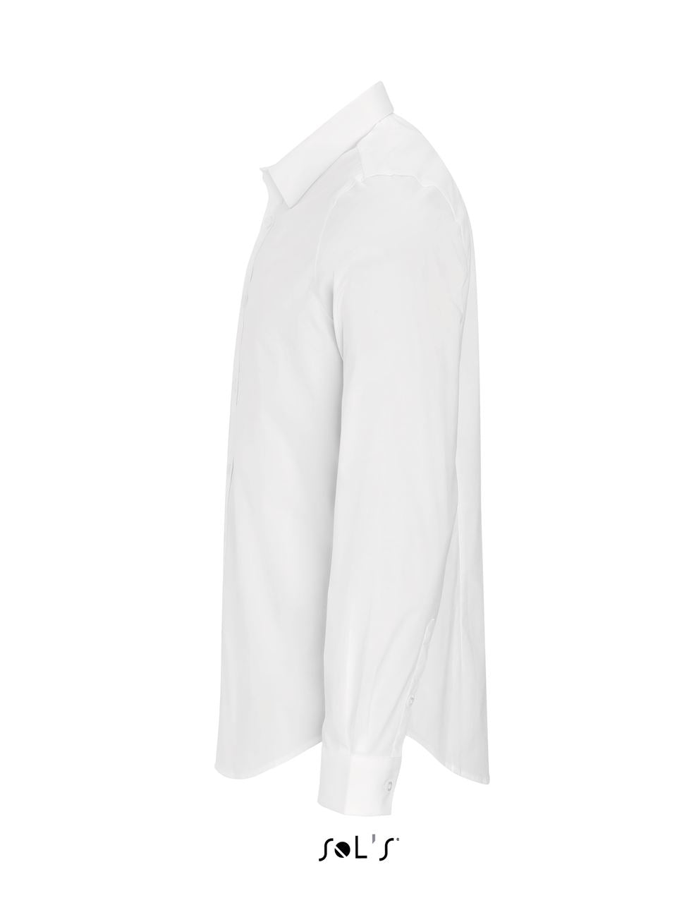 SOL'S BLAKE MEN - LONG SLEEVE STRETCH SHIRT - White - Additional
