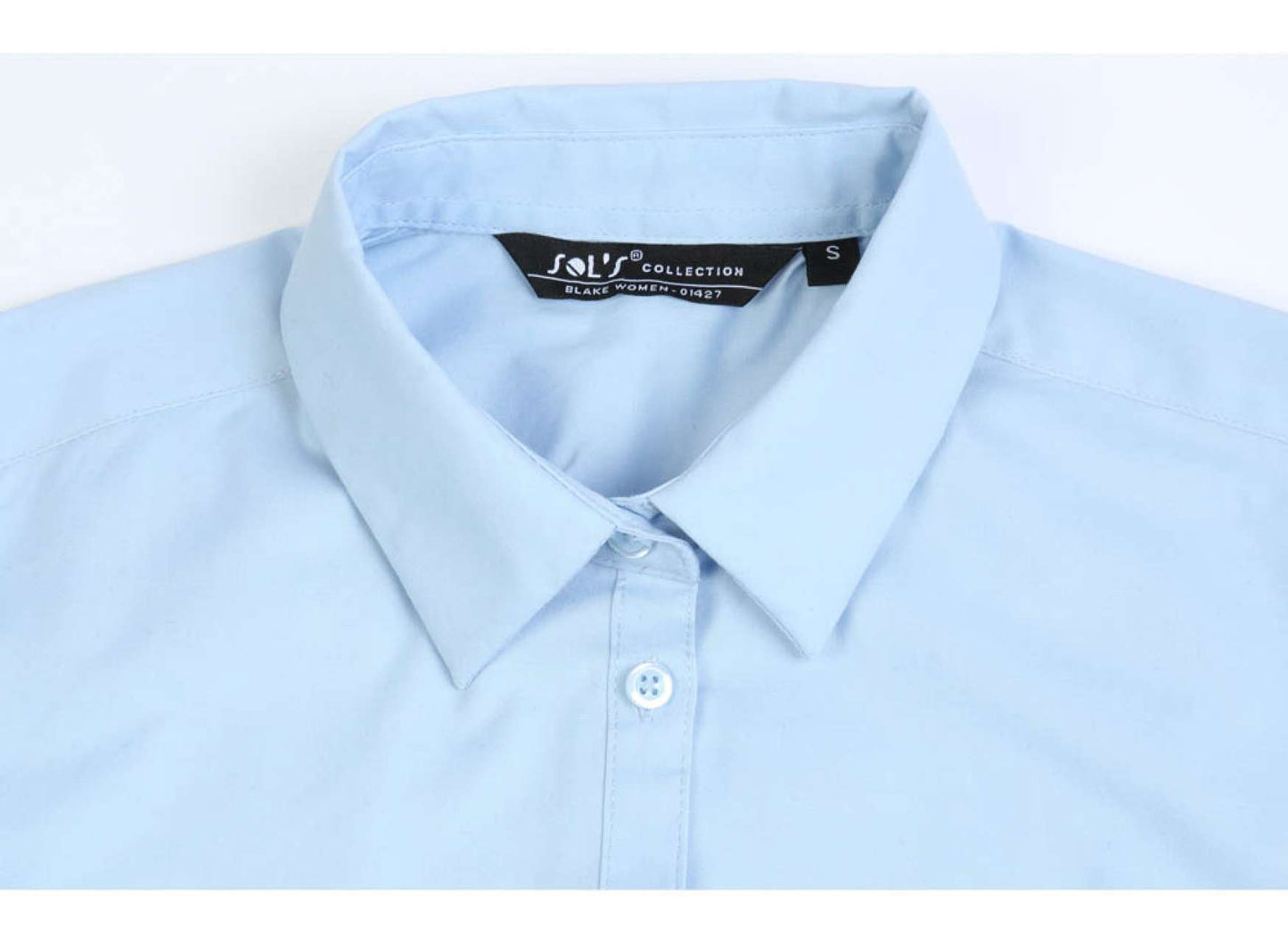 SOL'S BLAKE WOMEN - LONG SLEEVE STRETCH SHIRT - Light Blue - Additional