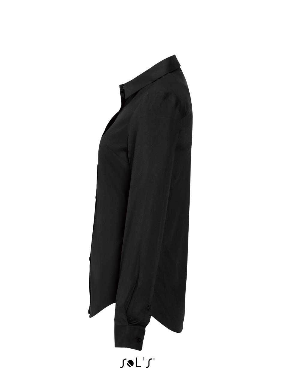 SOL'S BLAKE WOMEN - LONG SLEEVE STRETCH SHIRT - Black - Additional