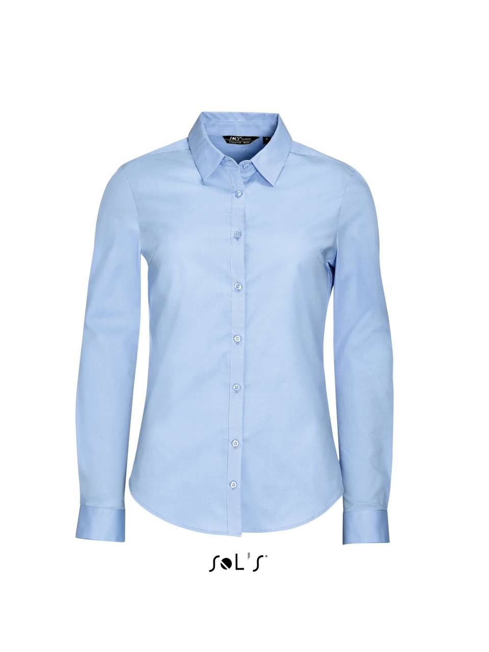 SOL'S BLAKE WOMEN - LONG SLEEVE STRETCH SHIRT - Light Blue - Additional