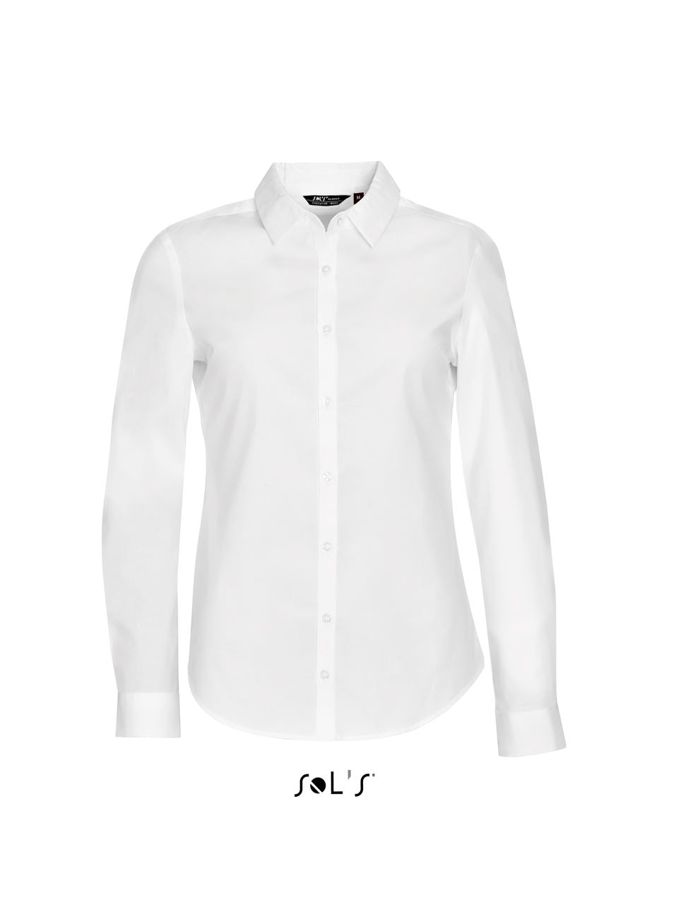 SOL'S BLAKE WOMEN - LONG SLEEVE STRETCH SHIRT - White - Main