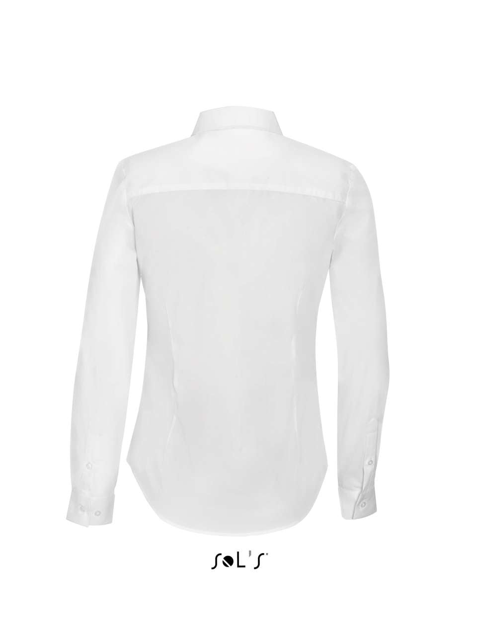 SOL'S BLAKE WOMEN - LONG SLEEVE STRETCH SHIRT - White - Additional