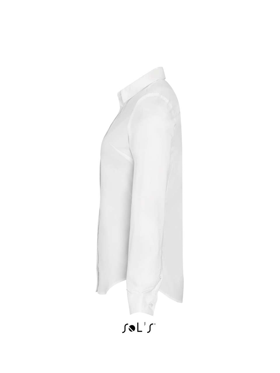 SOL'S BLAKE WOMEN - LONG SLEEVE STRETCH SHIRT - White - Additional