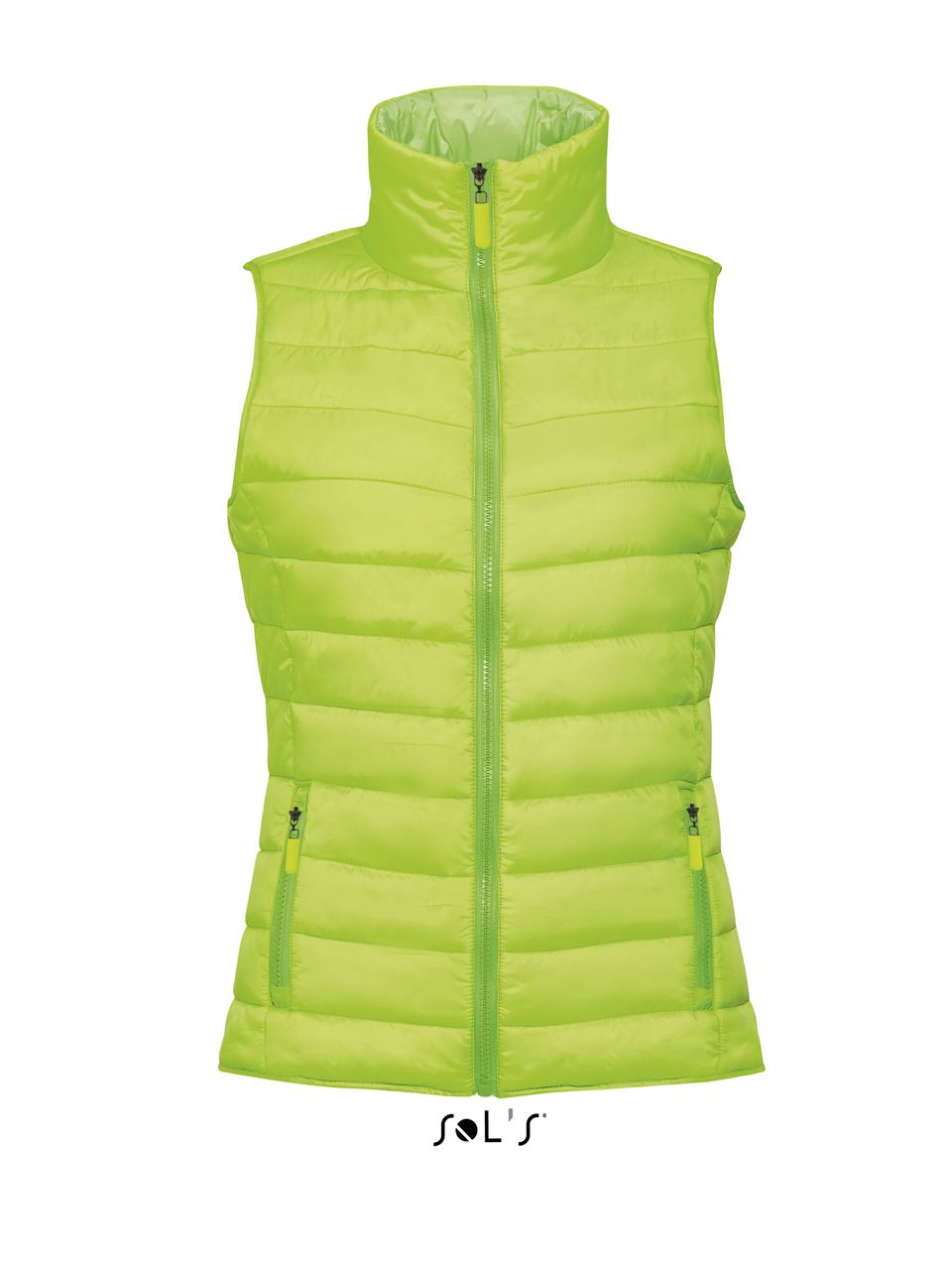 SOL'S WAVE WOMEN - LIGHTWEIGHT BODYWARMER - Neon Lime - Main