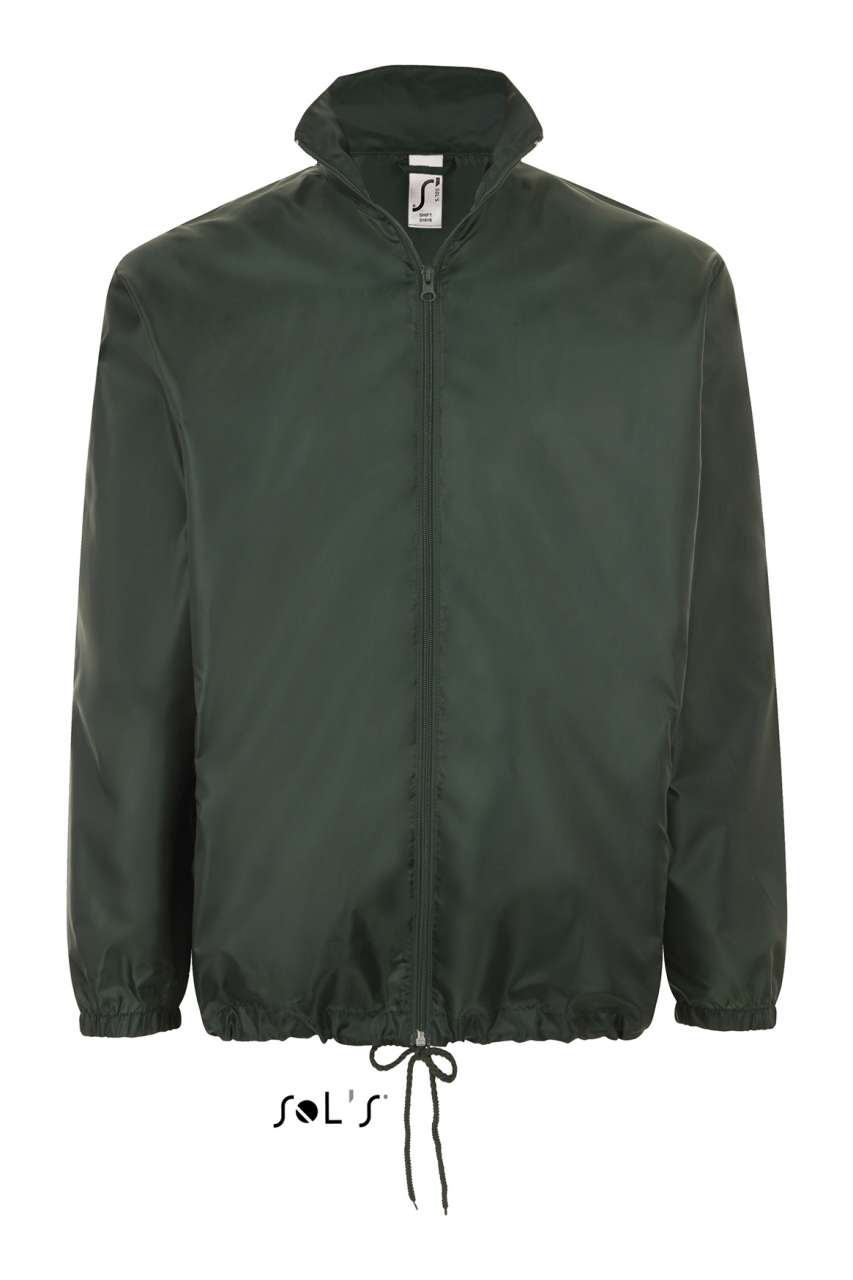 SOL'S SHIFT - UNISEX WATER REPELLENT WINDBREAKER - Forest Green - Main