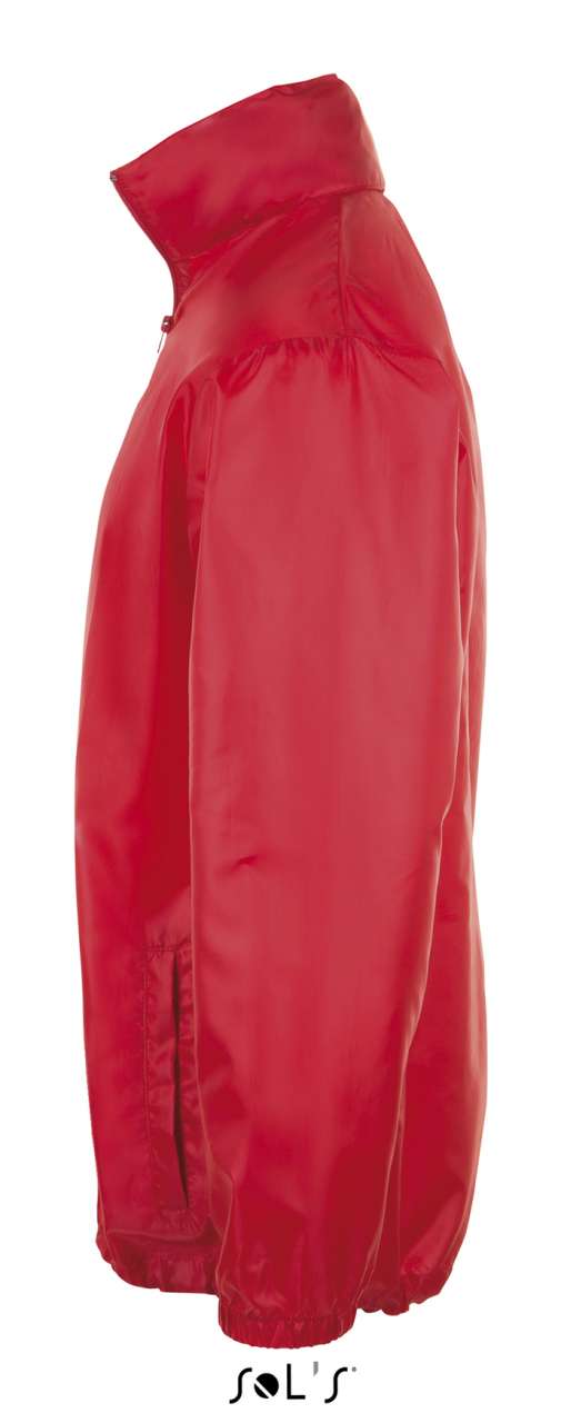 SOL'S SHIFT - UNISEX WATER REPELLENT WINDBREAKER - Red - Additional