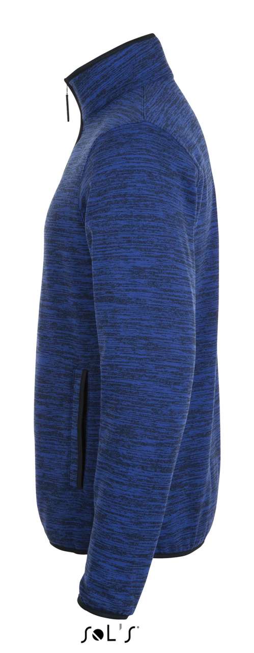 SOL'S TURBO - KNITTED FLEECE JACKET - Bugatti Blue/Navy Pro - Additional