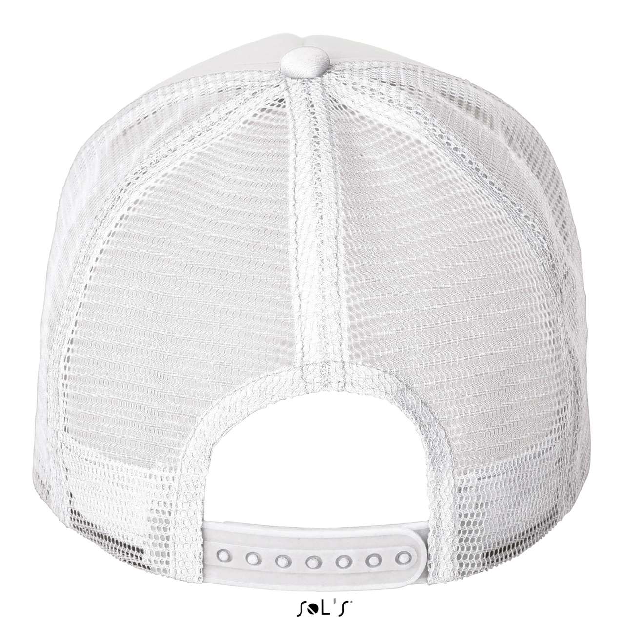 SOL'S BUBBLE - FIVE PANEL MESH CAP - White - Additional