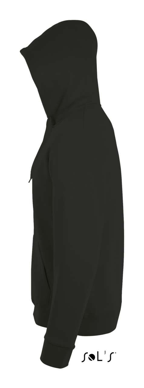 SOL'S STONE - UNISEX ZIP HOODIE - Black - Additional