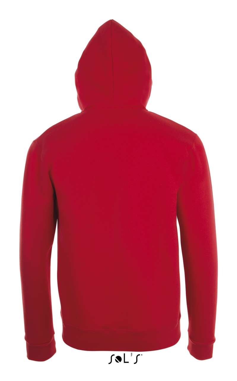 SOL'S STONE - UNISEX ZIP HOODIE - Red - Additional