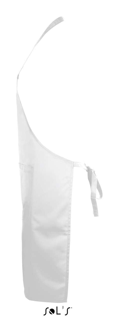 SOL'S GRAMERCY - LONG APRON WITH POCKET - White - Additional