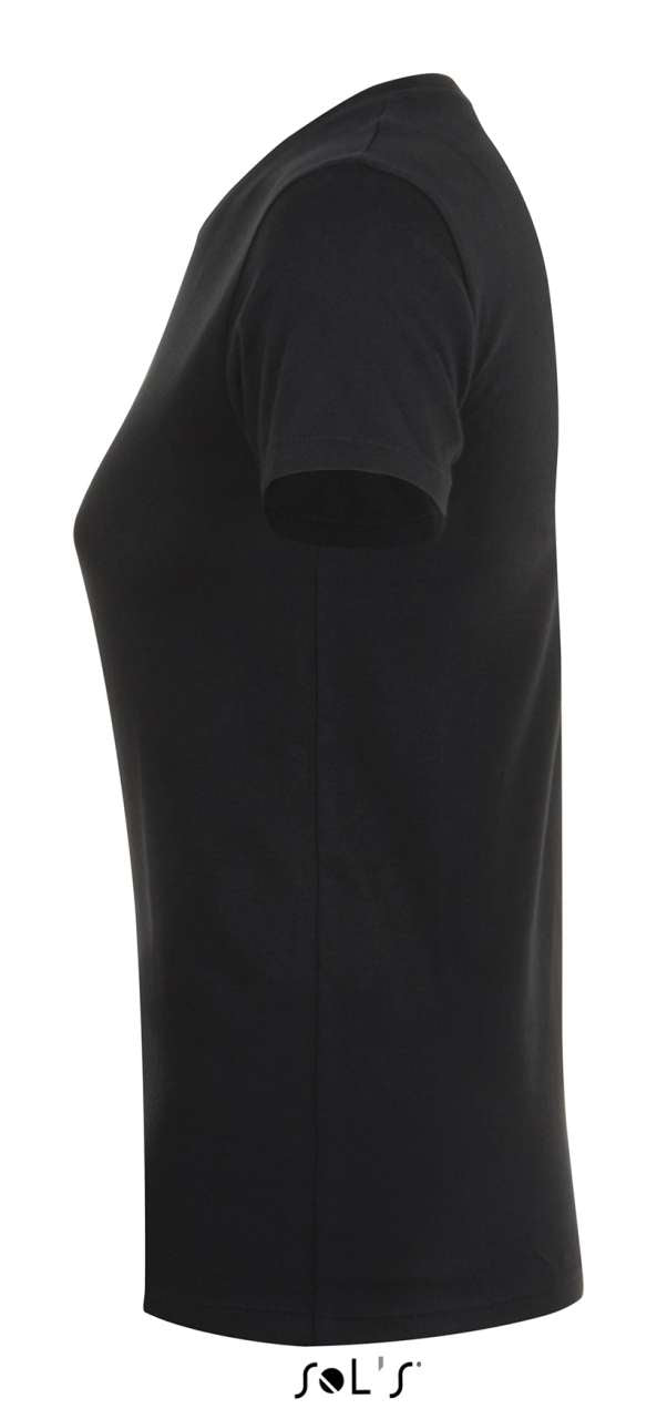 SOL'S REGENT WOMEN - ROUND COLLAR T-SHIRT - Deep Black - Additional