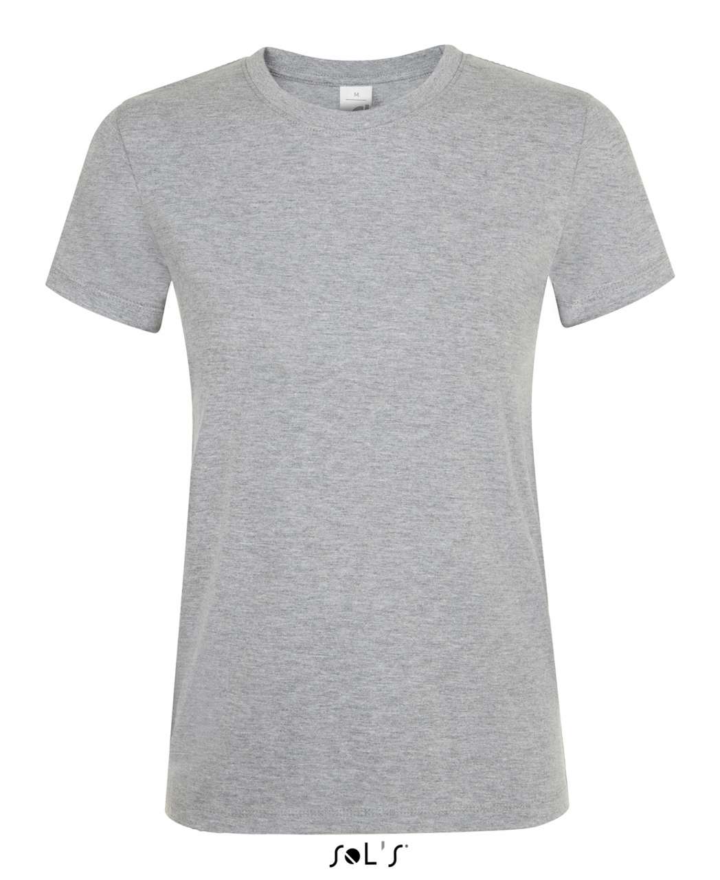 SOL'S REGENT WOMEN - ROUND COLLAR T-SHIRT - Grey Melange - Main