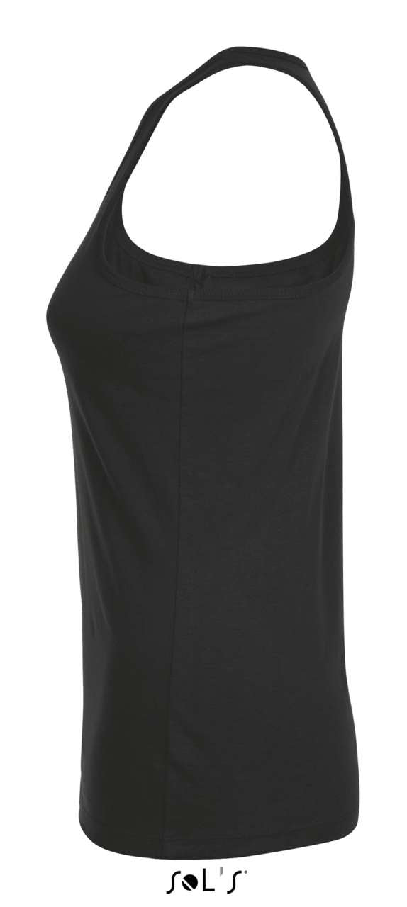 SOL'S JUSTIN WOMEN - RACERBACK TANK TOP - Deep Black - Additional