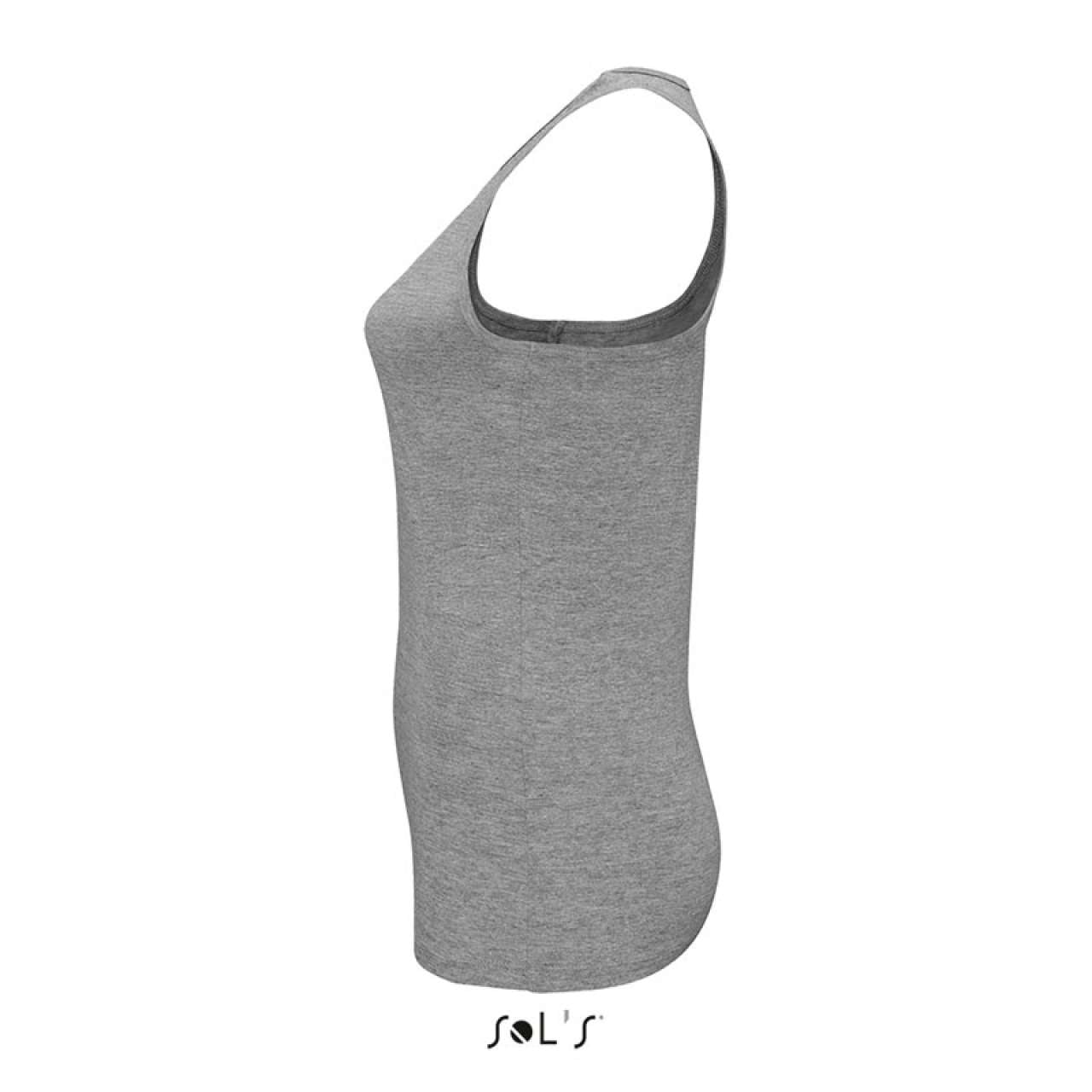SOL'S JUSTIN WOMEN - RACERBACK TANK TOP - Grey Melange - Additional