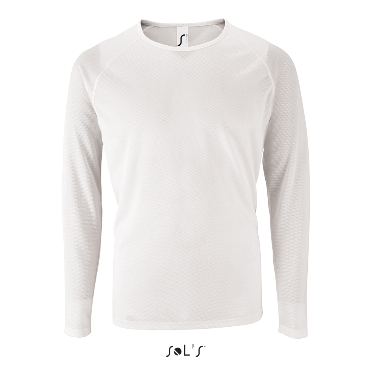 SOL'S SPORTY LSL MEN - LONG SLEEVE SPORTS T-SHIRT - White - colorimageurl