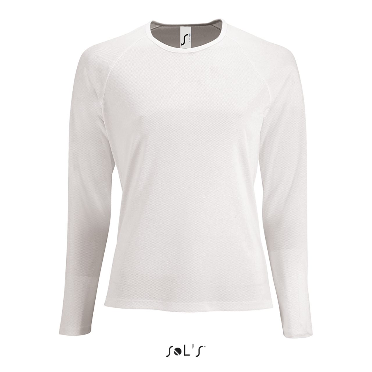 SOL'S SPORTY LSL WOMEN - LONG SLEEVE SPORTS T-SHIRT - White - colorimageurl