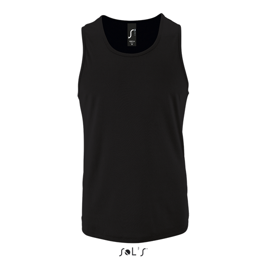 SOL'S SPORTY TT MEN - SPORTS TANK TOP - Black - colorimageurl