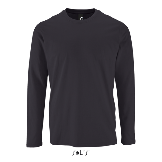SOL'S  IMPERIAL  LSL MEN - LONG-SLEEVE T-SHIRT - Mouse Grey - colorimageurl