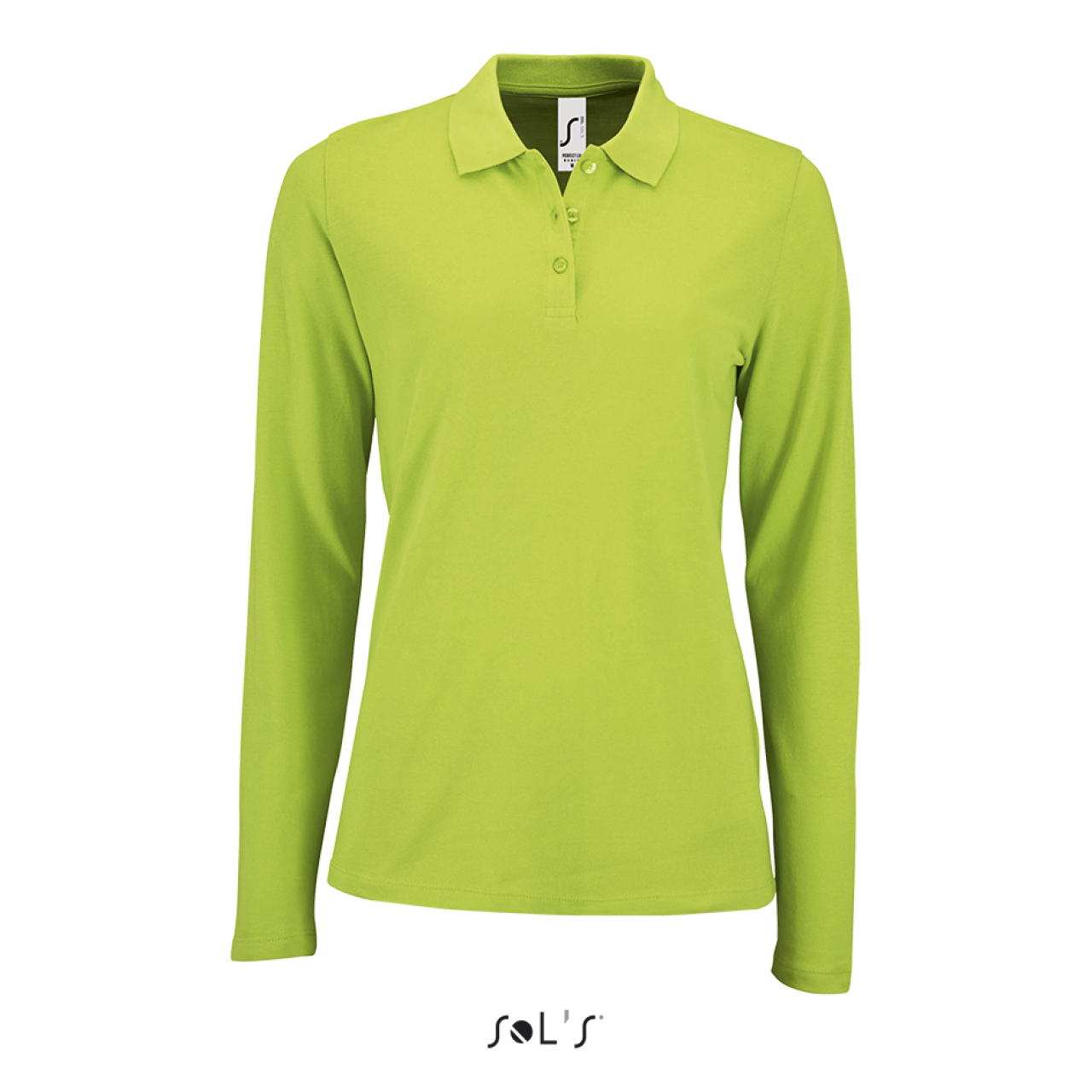 SOL'S PERFECT LSL WOMEN - LONG-SLEEVE PIQUÉ POLO SHIRT - Apple Green - colorimageurl
