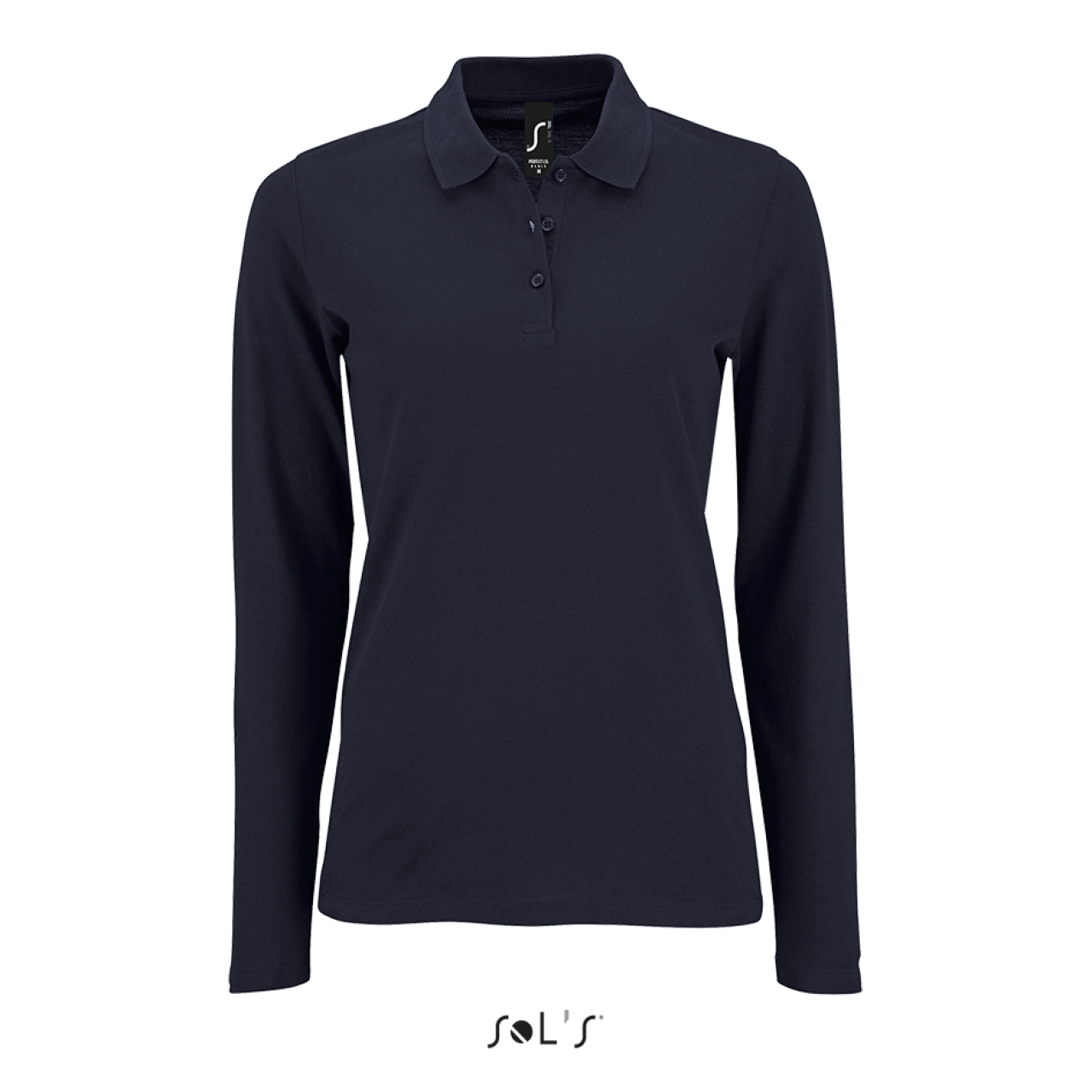 SOL'S PERFECT LSL WOMEN - LONG-SLEEVE PIQUÉ POLO SHIRT - French Navy - colorimageurl