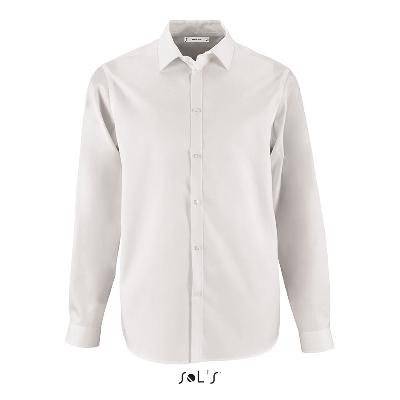 SOL'S BRODY MEN - HERRINGBONE SHIRT - White - colorimageurl