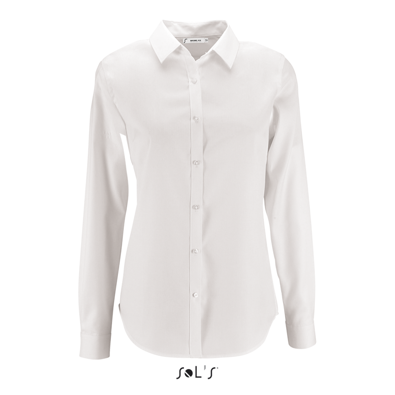 SOL'S BRODY WOMEN - HERRINGBONE SHIRT - White - colorimageurl