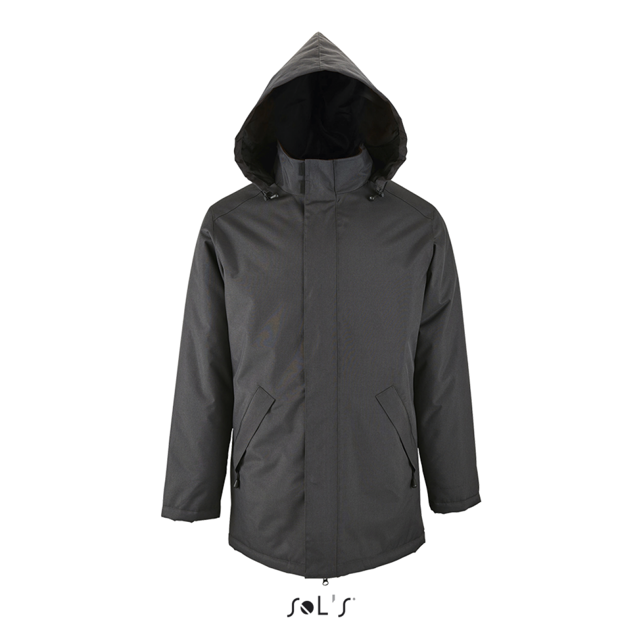 SOL'S ROBYN - UNISEX JACKET WITH PADDED LINING - Charcoal Grey - colorimageurl