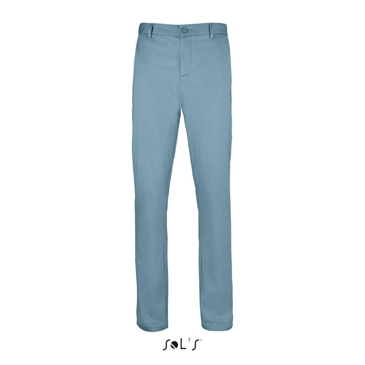 SOL'S JARED MEN - SATIN STRETCH TROUSERS - Creamy Dark Blue - colorimageurl