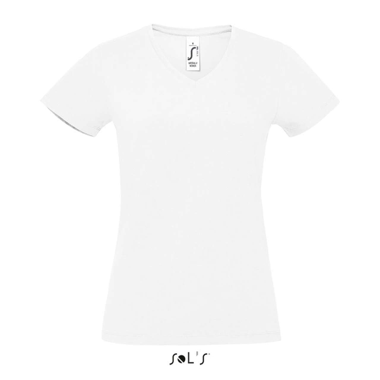 SOL'S IMPERIAL V WOMEN - V-NECK T-SHIRT - White - colorimageurl
