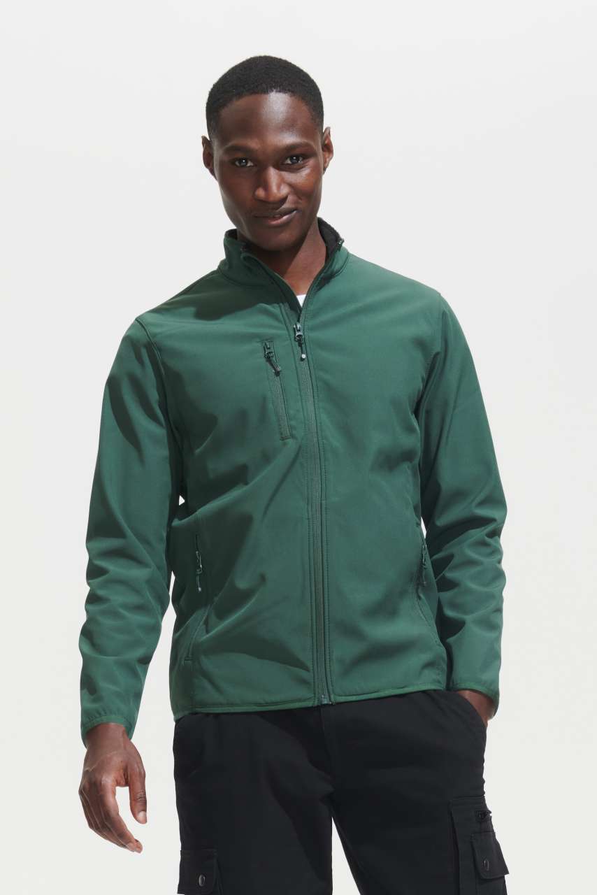 SOL'S RADIAN MEN - SOFTSHELL ZIP JACKET - Black - modelimageurl