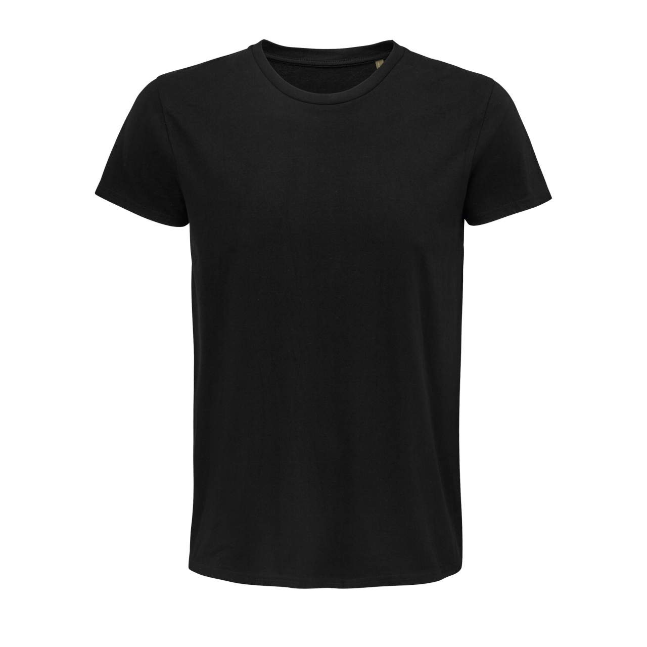 SOL'S PIONEER MEN - ROUND-NECK FITTED JERSEY T-SHIRT - Deep Black - colorimageurl