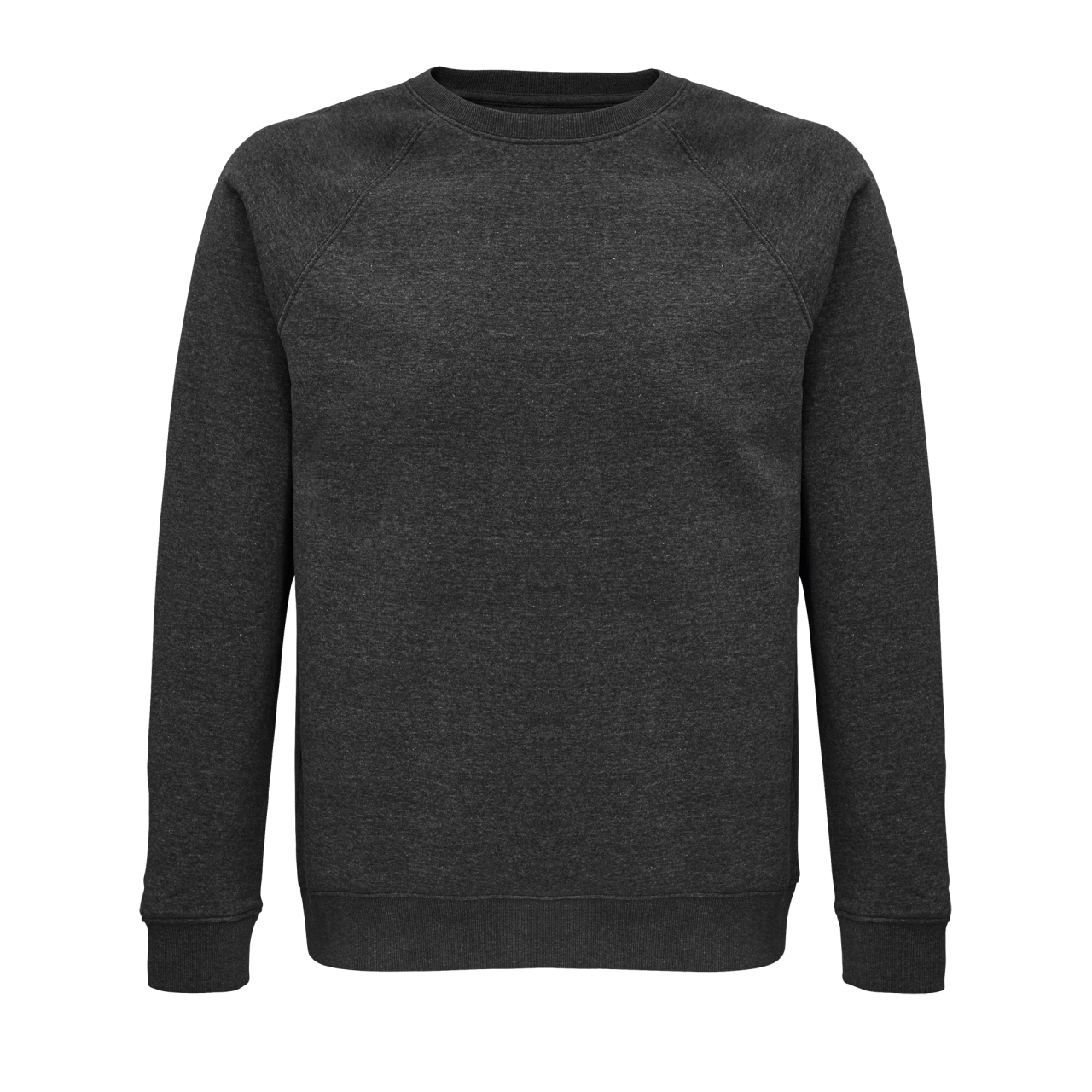 SOL'S SPACE - UNISEX ROUND-NECK SWEATSHIRT - Charcoal Melange - colorimageurl