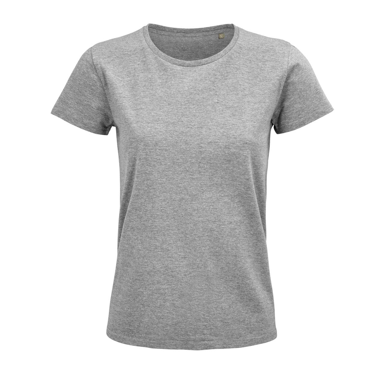 SOL'S PIONEER WOMEN - ROUND-NECK FITTED JERSEY T-SHIRT - Grey Melange - colorimageurl