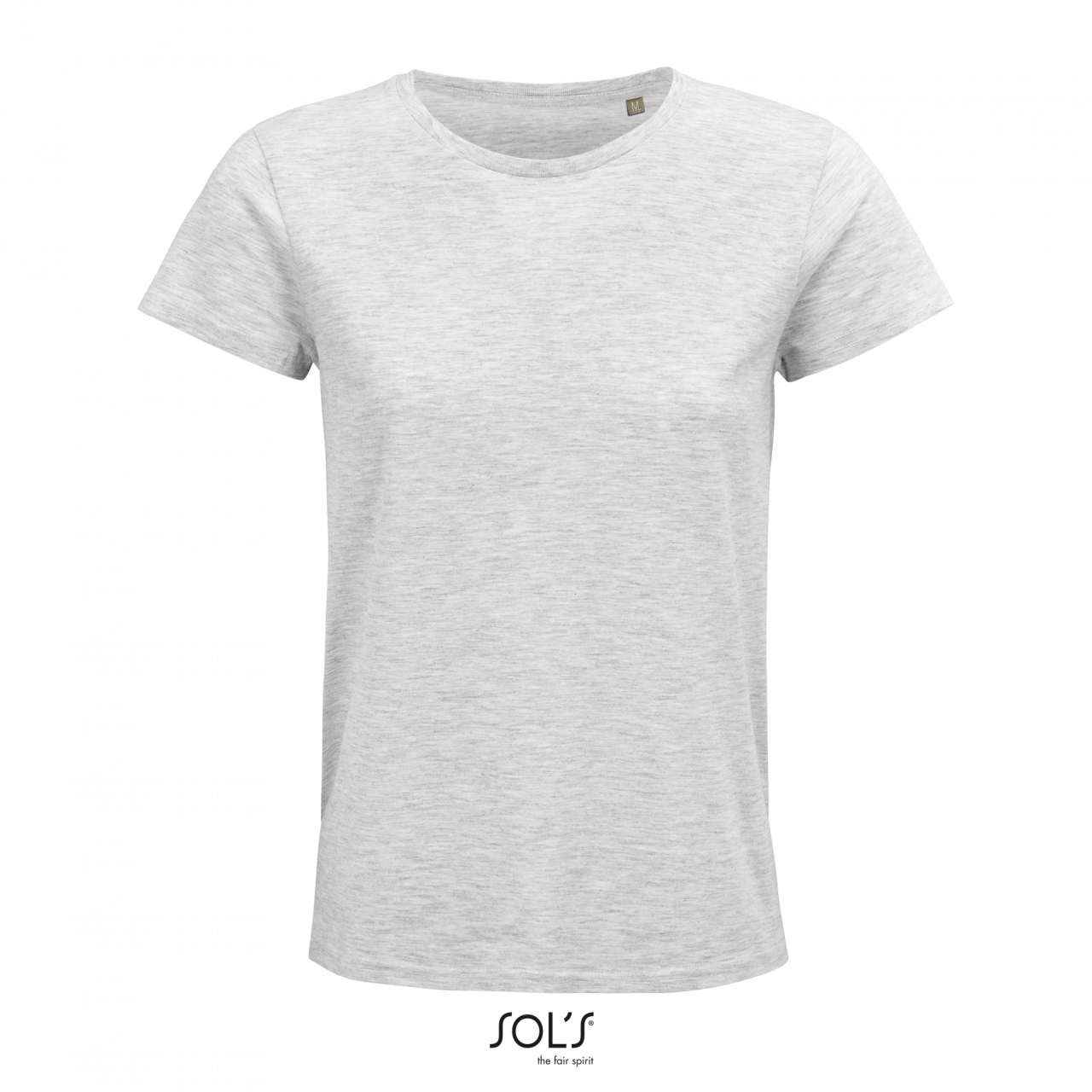 SOL'S CRUSADER WOMEN - ROUND-NECK FITTED JERSEY T-SHIRT - Ash - colorimageurl
