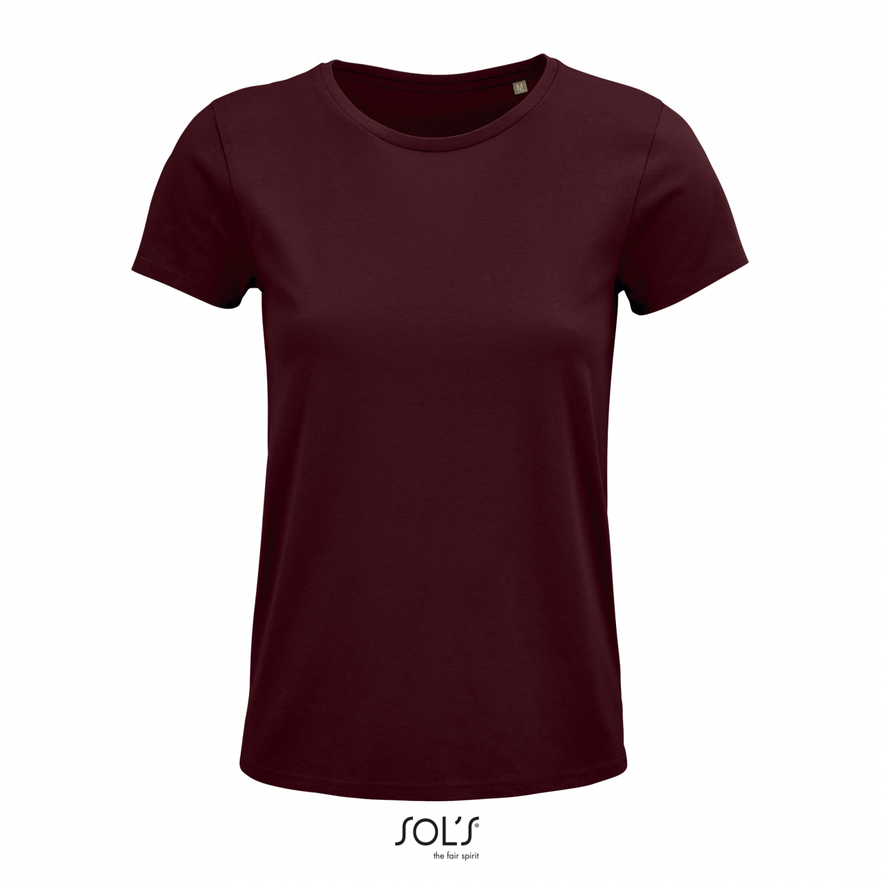 SOL'S CRUSADER WOMEN - ROUND-NECK FITTED JERSEY T-SHIRT - Burgundy - colorimageurl