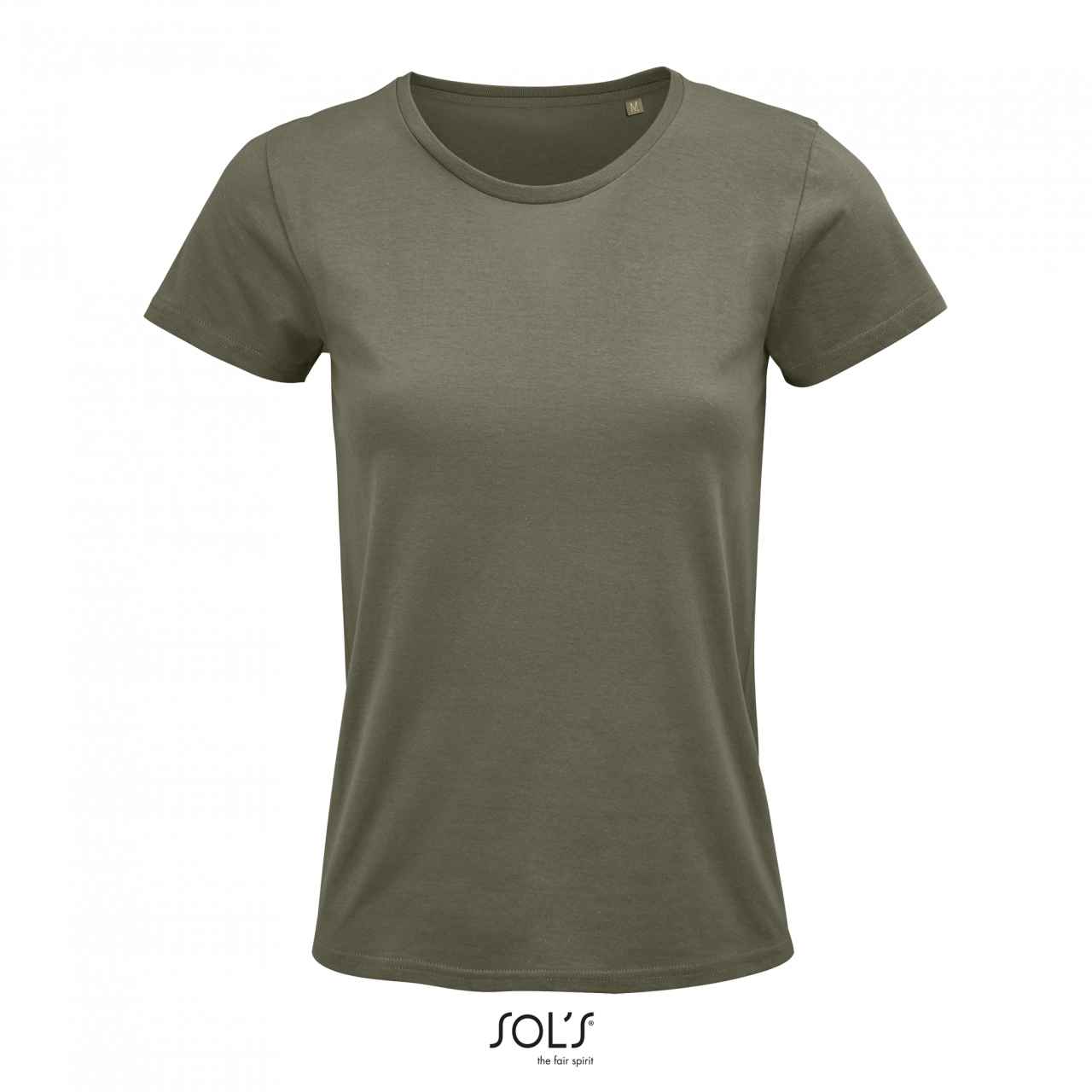 SOL'S CRUSADER WOMEN - ROUND-NECK FITTED JERSEY T-SHIRT - Khaki - colorimageurl