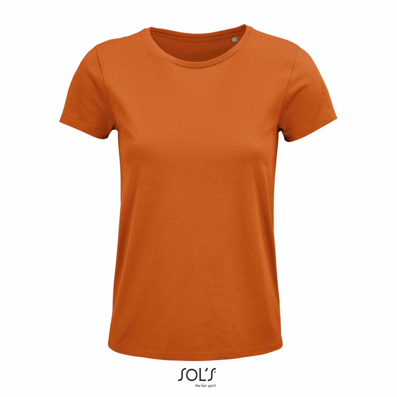 SOL'S CRUSADER WOMEN - ROUND-NECK FITTED JERSEY T-SHIRT - Orange - colorimageurl