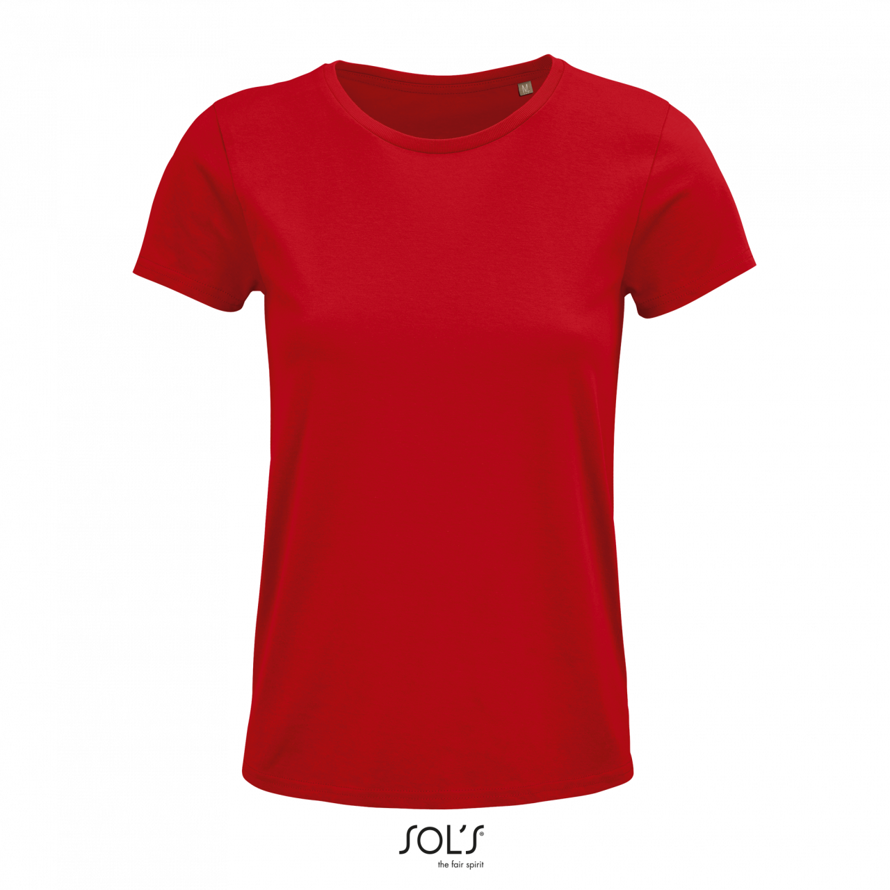 SOL'S CRUSADER WOMEN - ROUND-NECK FITTED JERSEY T-SHIRT - Red - colorimageurl