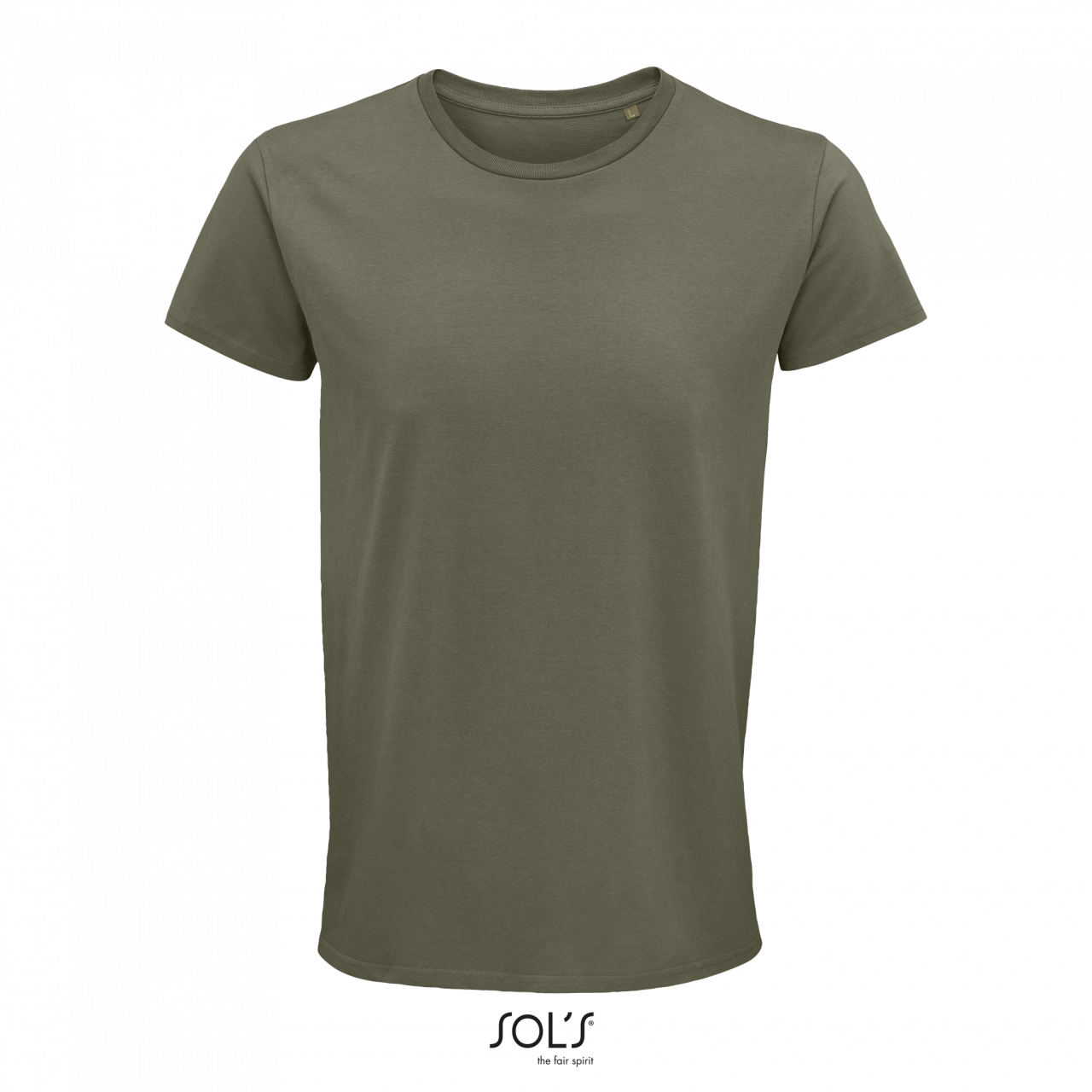 SOL'S CRUSADER MEN - ROUND-NECK FITTED JERSEY T-SHIRT - Khaki - colorimageurl