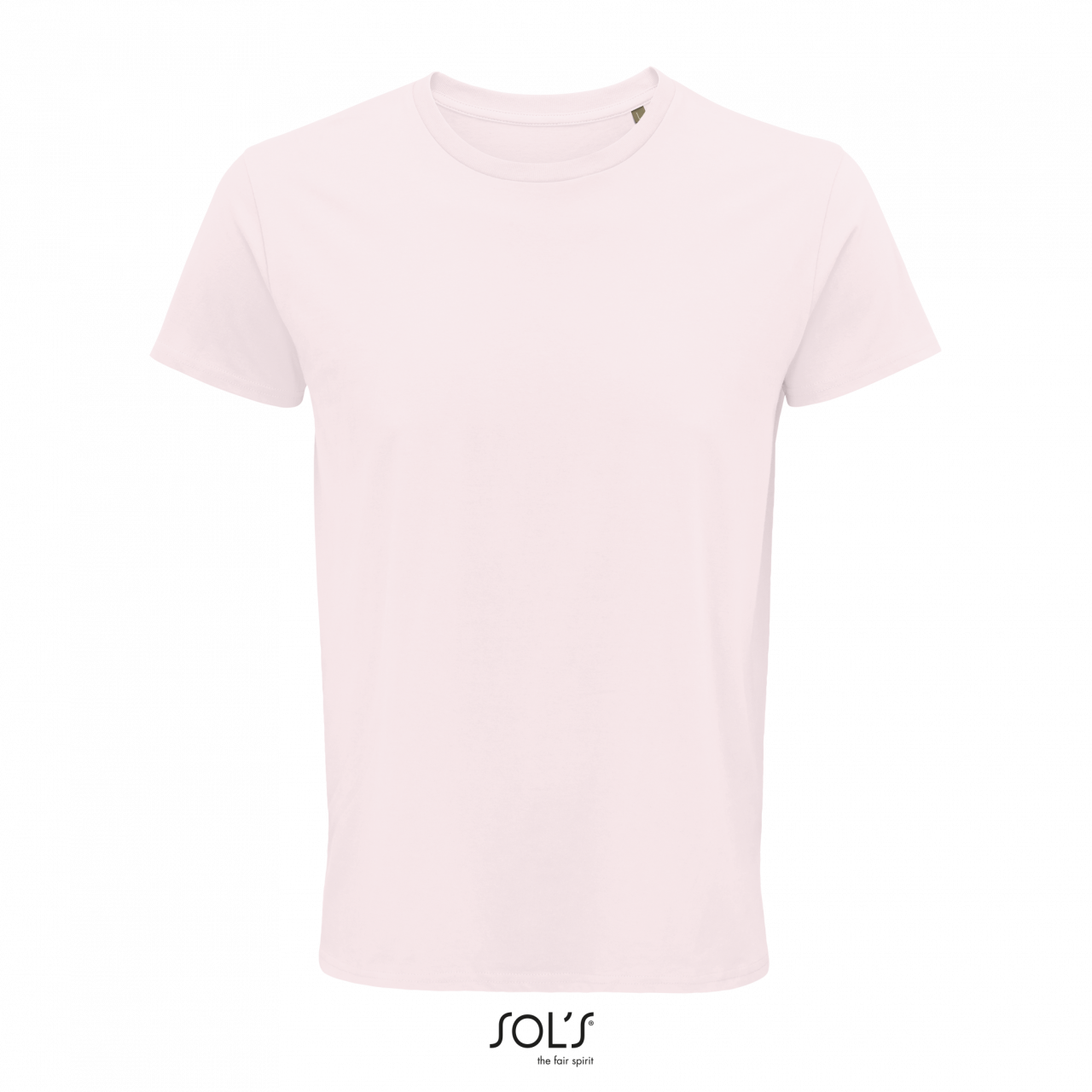 SOL'S CRUSADER MEN - ROUND-NECK FITTED JERSEY T-SHIRT - Pale Pink - colorimageurl