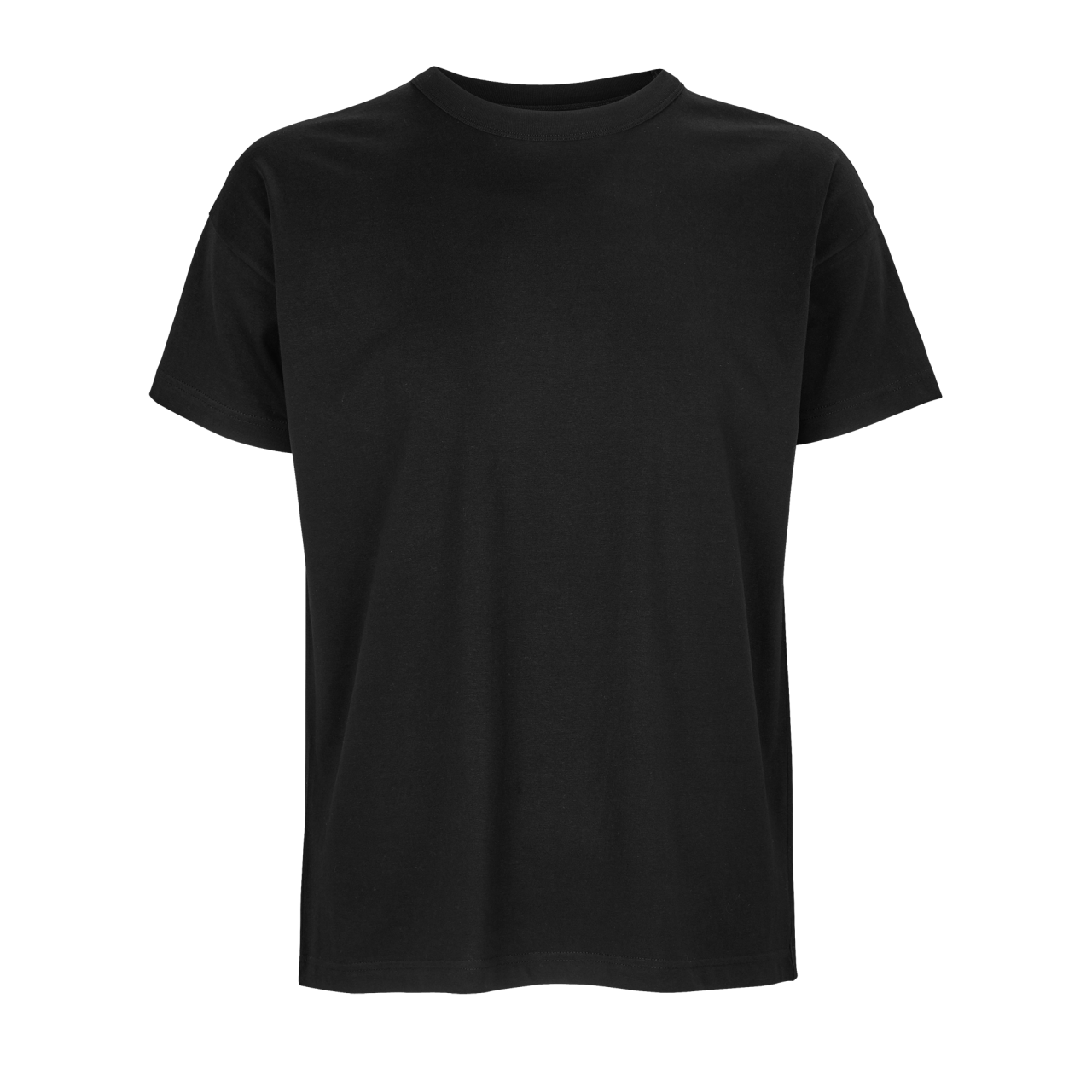 SOL'S BOXY MEN'S OVERSIZED T-SHIRT - Deep Black - colorimageurl