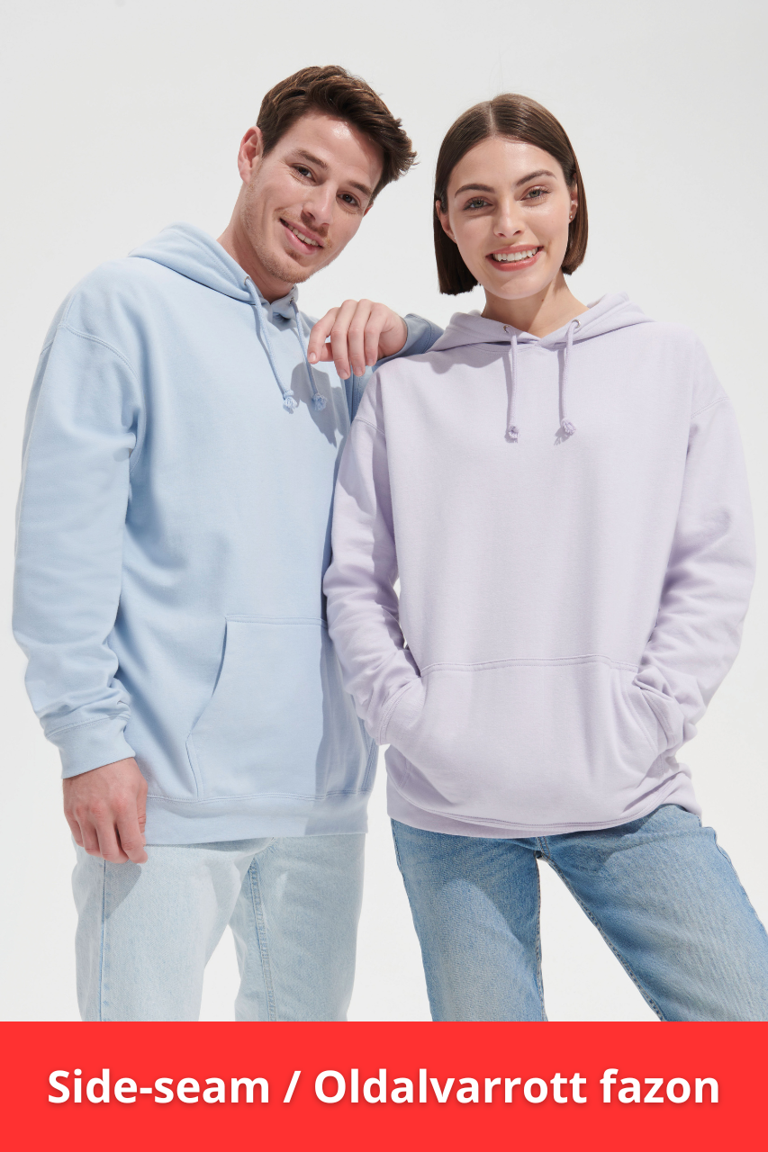 SOL'S CONDOR - UNISEX HOODED SWEATSHIRT - Ash - modelimageurl