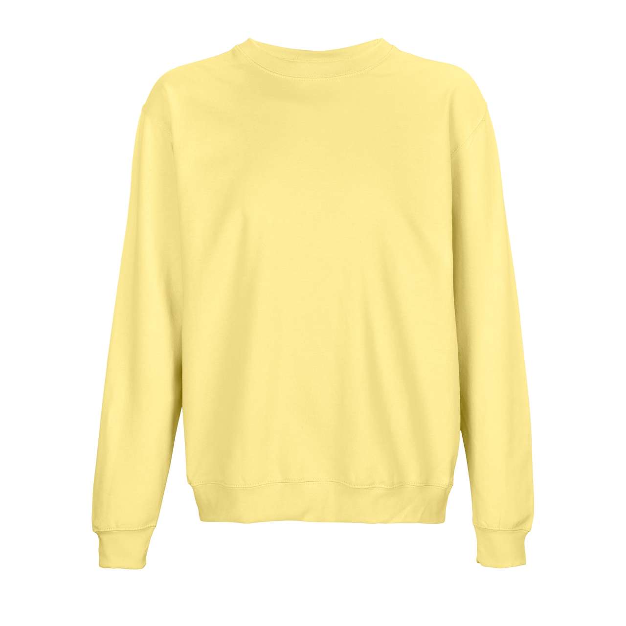 SOL'S COLUMBIA TUBE - UNISEX ROUND-NECK SWEATSHIRT - Light Yellow - colorimageurl